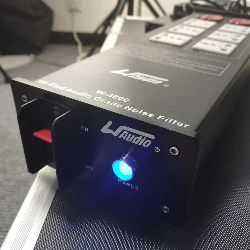 WAudio W 4800 High End аудио Шум фильтр переменного тока Мощность кондиционер очиститель с