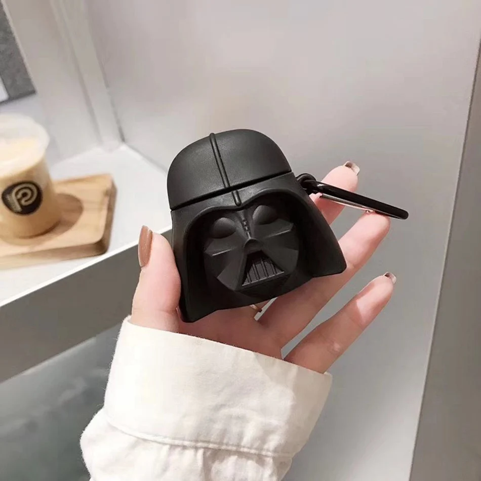 341 A Чехол для AirPods Apple, 3D чехол для наушников с рисунком стежка для Airpods 2, силиконовый чехол, забавные аксессуары, Защитные Чехлы, брелок - Цвет: 341 A