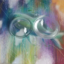 78 мм оптический Стекло вогнутая выпуклая стеклянная линза высота 37 мм для Светодиодный прожекторы Фонари Шахтерская лампа Flashlightn