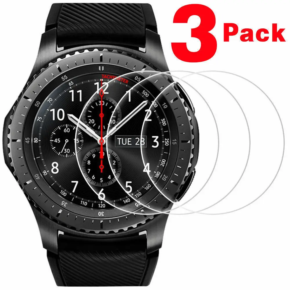 Защитное стекло 9H для Samsung Gear S2 S3 Classic Frontier взрывозащищенное 3 шт. | Электроника