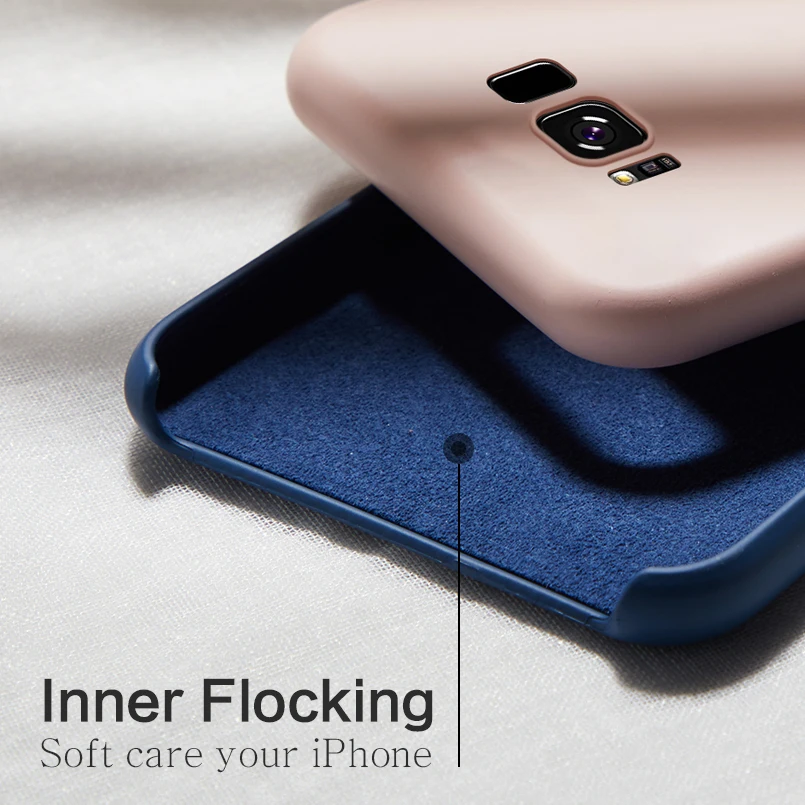 

Soft Silicone Case For Samsung Galaxy A50 A70 A20 A10 A30 Cover Bumper Liquid Silicone Case For Samsung Galaxy A7 2018 A9 2019
