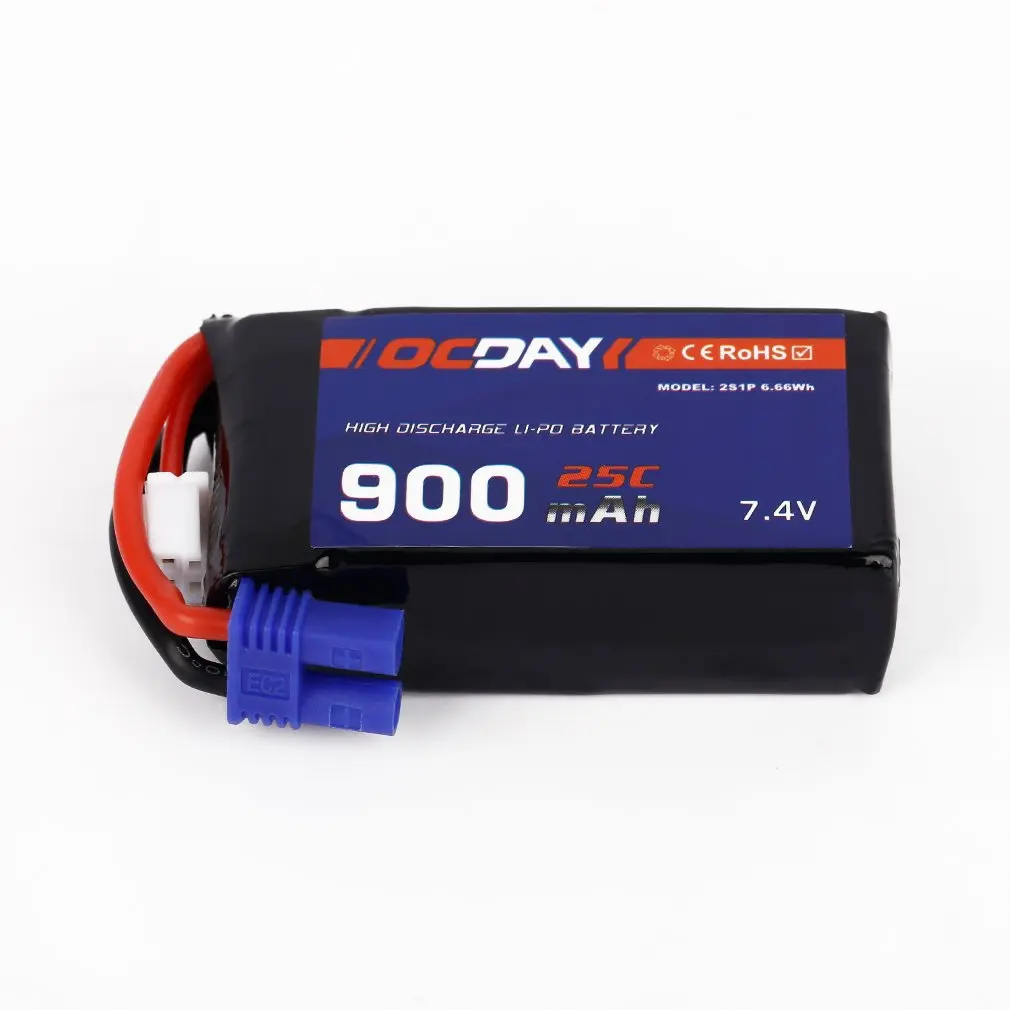 OCDAY 3,7 V 380 мА/ч, 25C 1S1P 1.4WH Батарея& Зарядное устройство для Hubsan H107C H107D