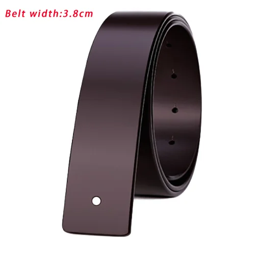 WESTAL men's belt genuine men's leather trousers business belts men without buckle strap male jeans vintage belt strap male jean - Цвет: 6083coffeewidth 3.8