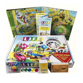

The Game of Life Traditional Board Game Fun Family Game Kids Toys Parent-child Interactive Family Party Games
