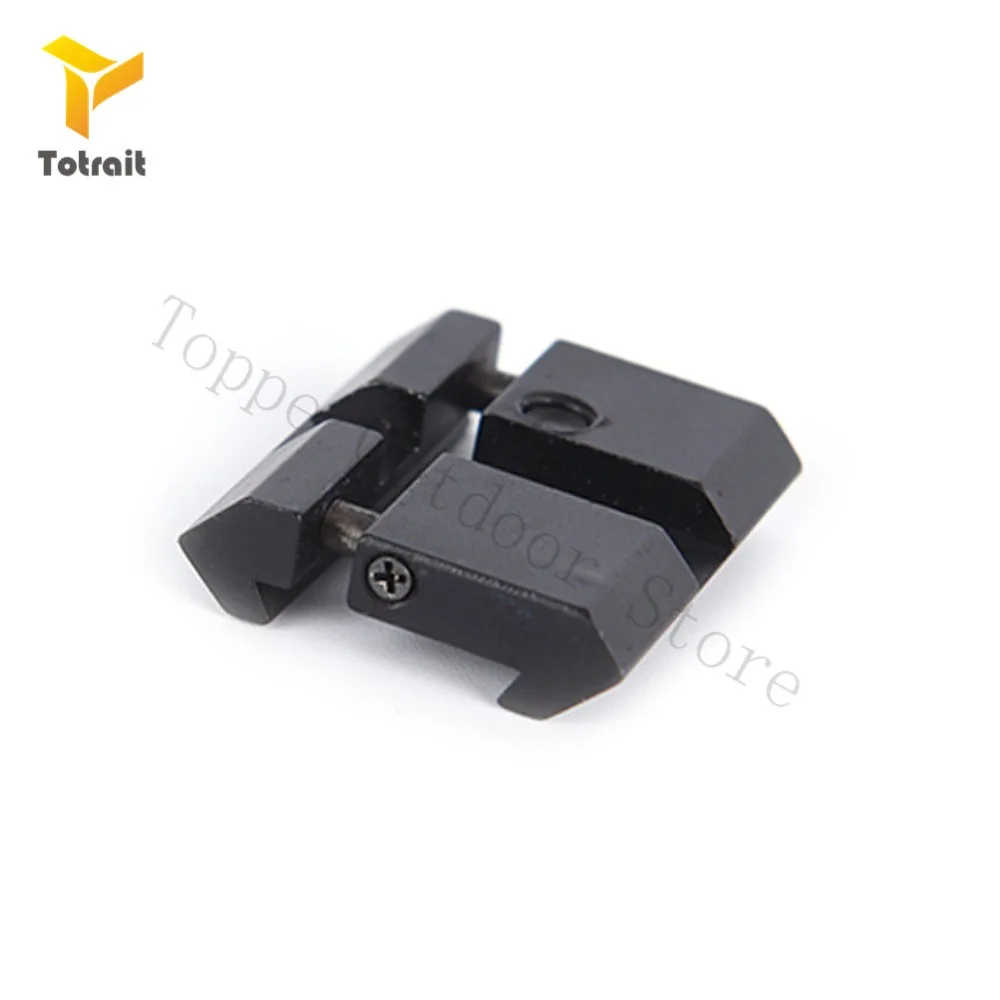 TOtrait Dovetail to Weaver Picatinny Adapter Snap In Rail Adapter 11mm to 21mm Adapter With Hex Wrench