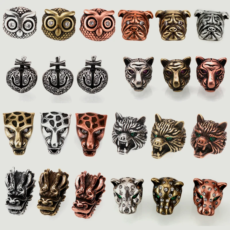 

Beads/spacer Beads for Jewelry Making Zirconia Copper Bead Diy Bracelet Necklace Accessories Gold Animals Glass Crystal Wooden