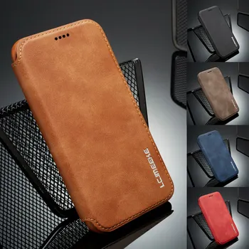 

Luxury Leather Flip Case for IPhone SE 2020 11 Pro Max X Xr Xs 8 Plus 7 6S 6 Ultra Thin Flip Card Holder Stand Book Phone Cover