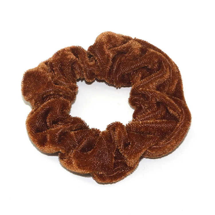 Gu Tong(50Pcs) 40/50 шт./лот мягкий бархат резинка для волос из атласная волос трикотажные резинки для волос резинки для Женский Хвостик Держатель женские аксессуары для волос - Цвет: Gu Tong(50Pcs)