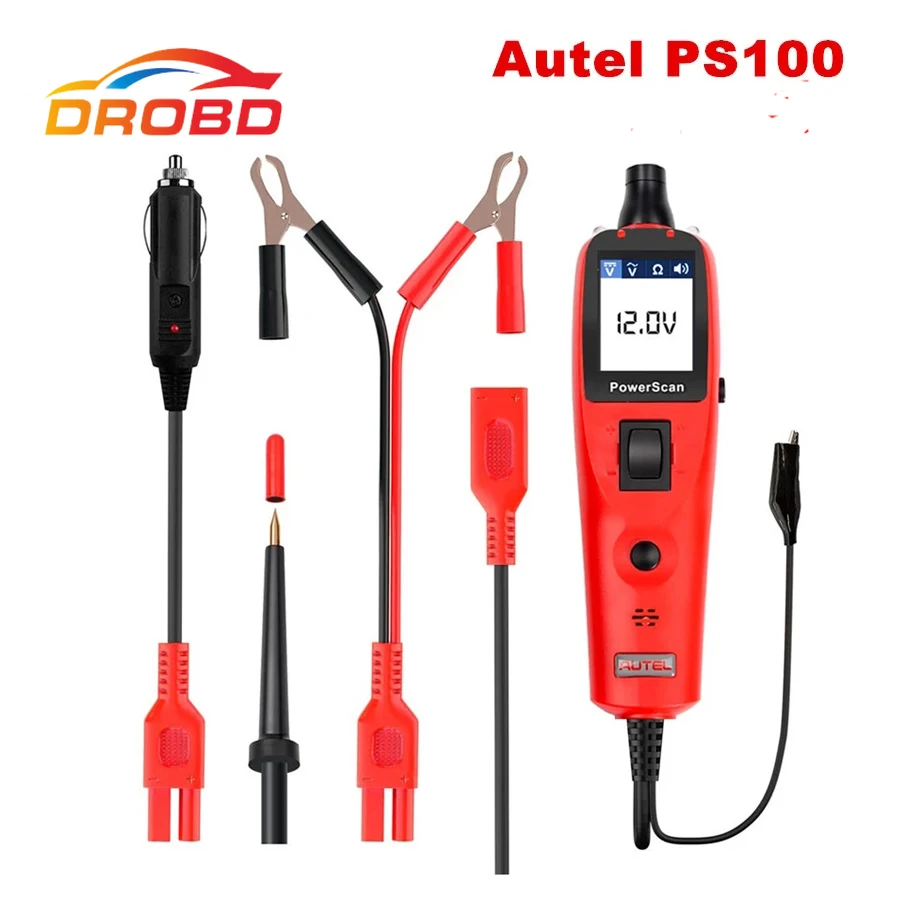 Autel электросканер PS100 электрическая система диагностический инструмент OBD2