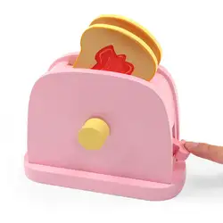 1 Набор ролевых игр деревянная игрушка детский игровой дом хлеб для тостов машина Кухня головоломка строительный блок игрушка E65D