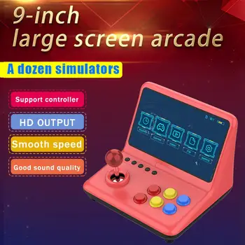 

Game Machine Set Console A12 HD 9 Inch IPS Arcade Game Console Supports TF Card And Music Video Play For Indoor Fun Games
