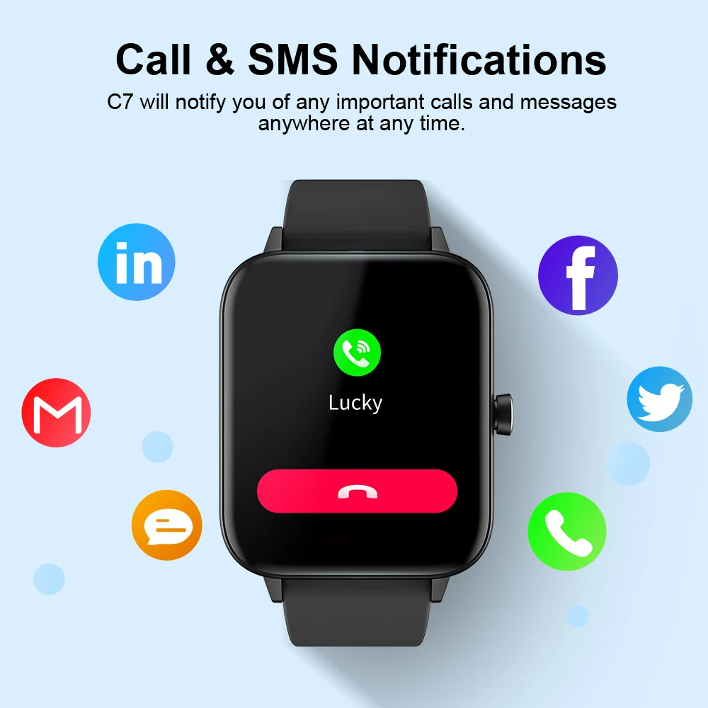 Smart Watch Heart Rate Monitor Fitness For Android IOS Sport For Cubot C7 Xiami Iphone Men Women