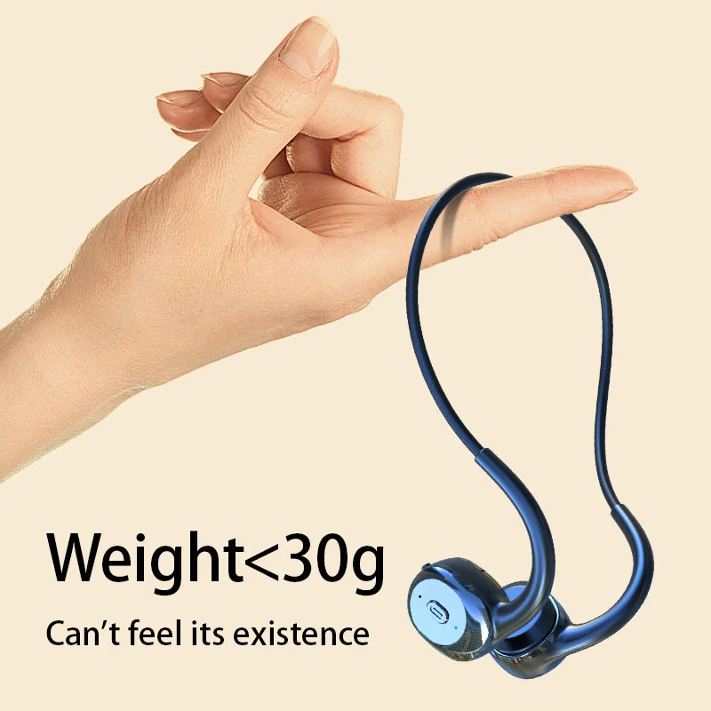 Fones de Ouvido Wireless de Condução Esportivo com Bluetooth Dentro da Orelha para Xiaomi 5.0 à Prova Óssea Fone Auricular D'água Gancho Aberto Leve Não - Image 3