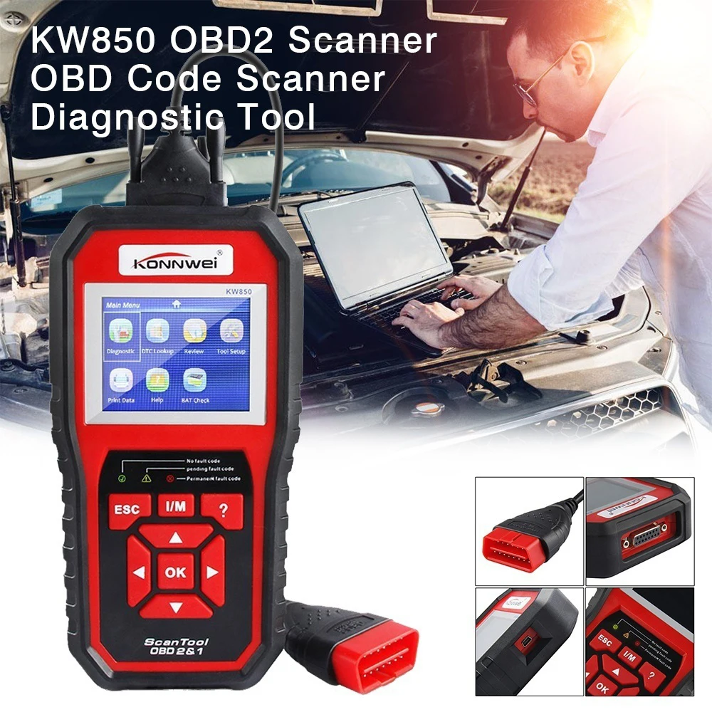 

KKMOON Professional Universal Car Scanner Code Reader Engine Check Automotive Scanner Car Diagnostic Tool