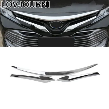 

Body Rear Panels Foot Pedal Grille Exterior Decorative Chromium Automovil Parts Trim Decoration Mouldings 18 FOR Toyota Camry