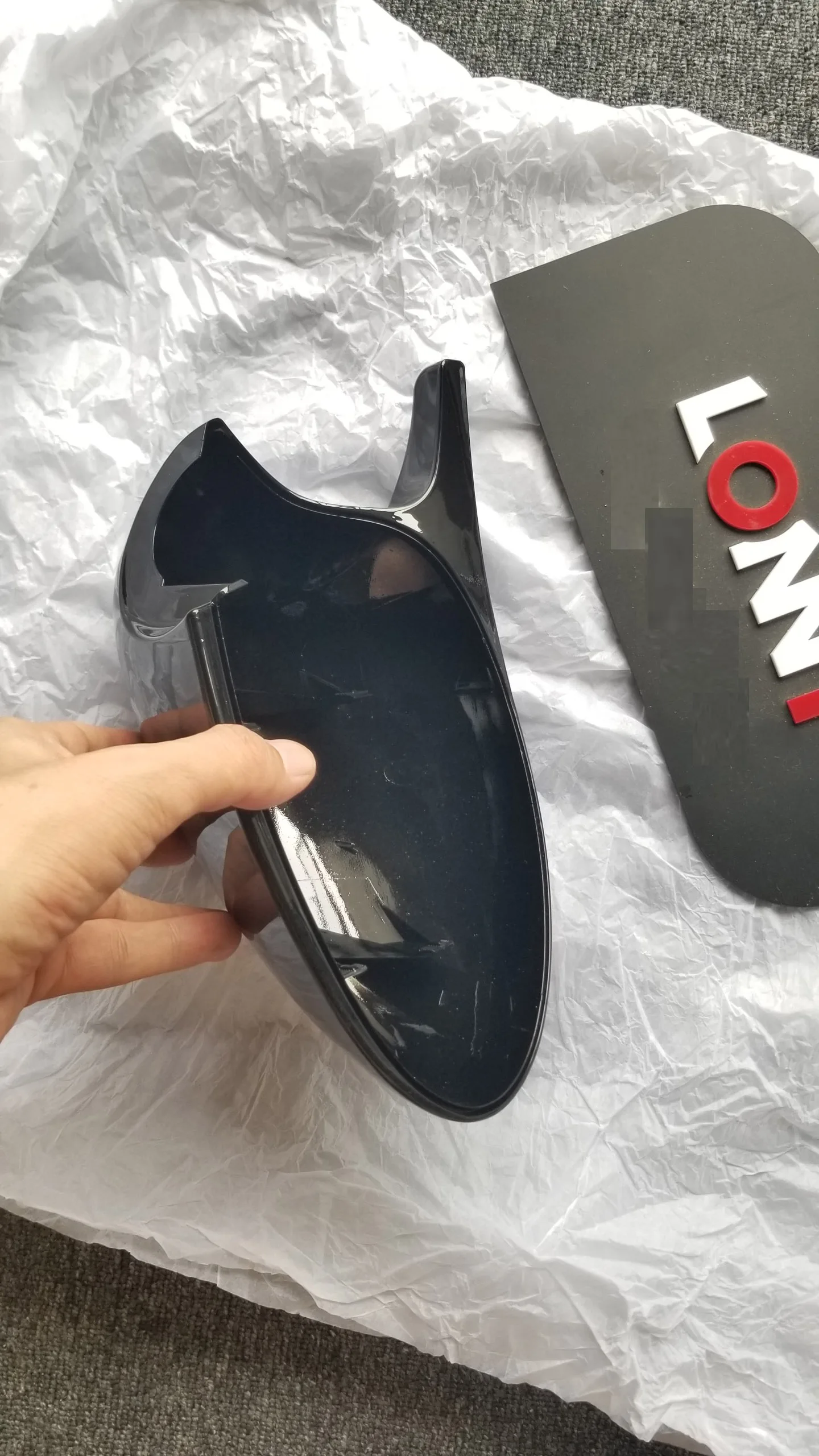 Для BMW E90 E92 E93 2005 11 Замена Настоящее карбоновое волокно заднего вида Рог зеркало