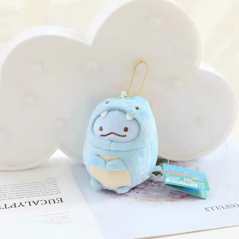 Милая плюшевая игрушка Sumikko Gurashi подвеска в виде динозавра 10 см мягкие игрушки брелок на день рождения Рождественский подарок#3360