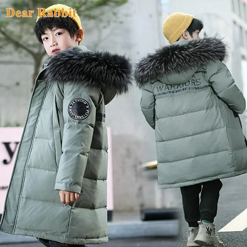 Doudoune longue à capuche pour filles, manteau en coton, vêtements pour  enfants, parka froide pour enfants, habit de neige, optique, chaud,-30 ℃,  hiver, 5 à 14 ans - AliExpress