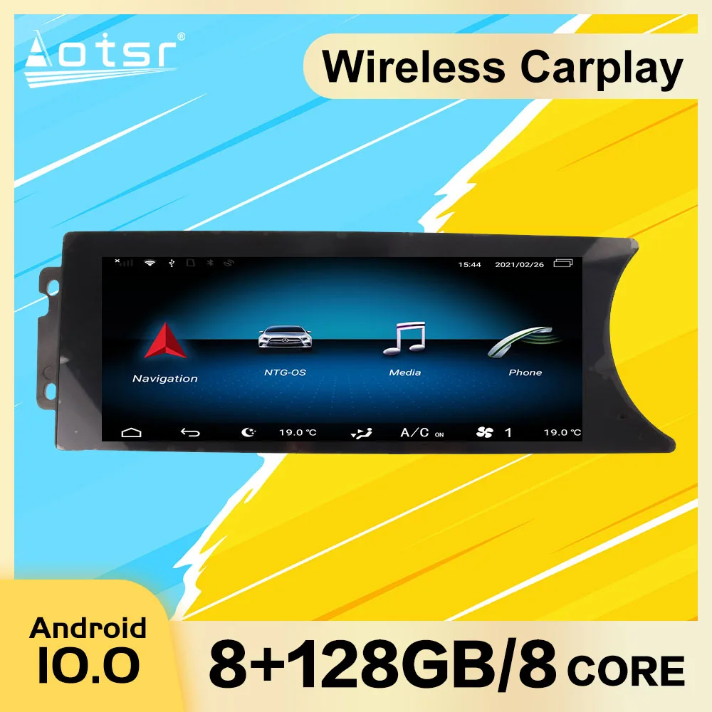 

Автомобильная стереомагнитола 8 + 128G Android 10 для Mercedes-Benz C63 C204 C180 C200 C260 2011-2014