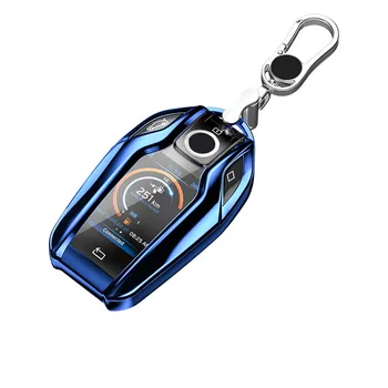 

Case Car Key Case For BMW 5 7 Series LED Display Key Shell G11 G12 G30 G31 G32 i8 I12 I15 G01 X3 G02 X4 G05 X5 G07 X7