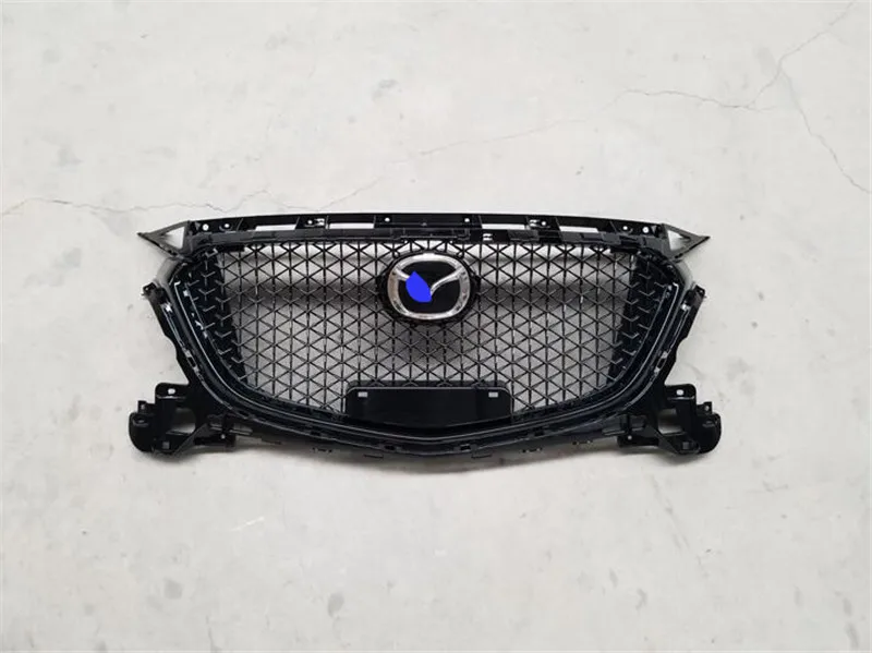 CEYUSOT для автомобильной решетки, новинка Mazda 3, Решетка переднего бампера, верхняя решетка для гриля, защитная крышка, АБС пластик, Мазда 3, Axela, 18, аксессуары