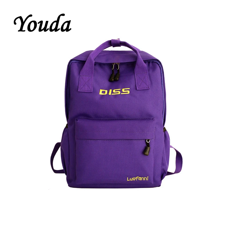 

Youda Classic Travel Backpack Fashion Women Bag Simple Style School Bags For Teenager Unisex Travelling Backpacks Kid's Satchel