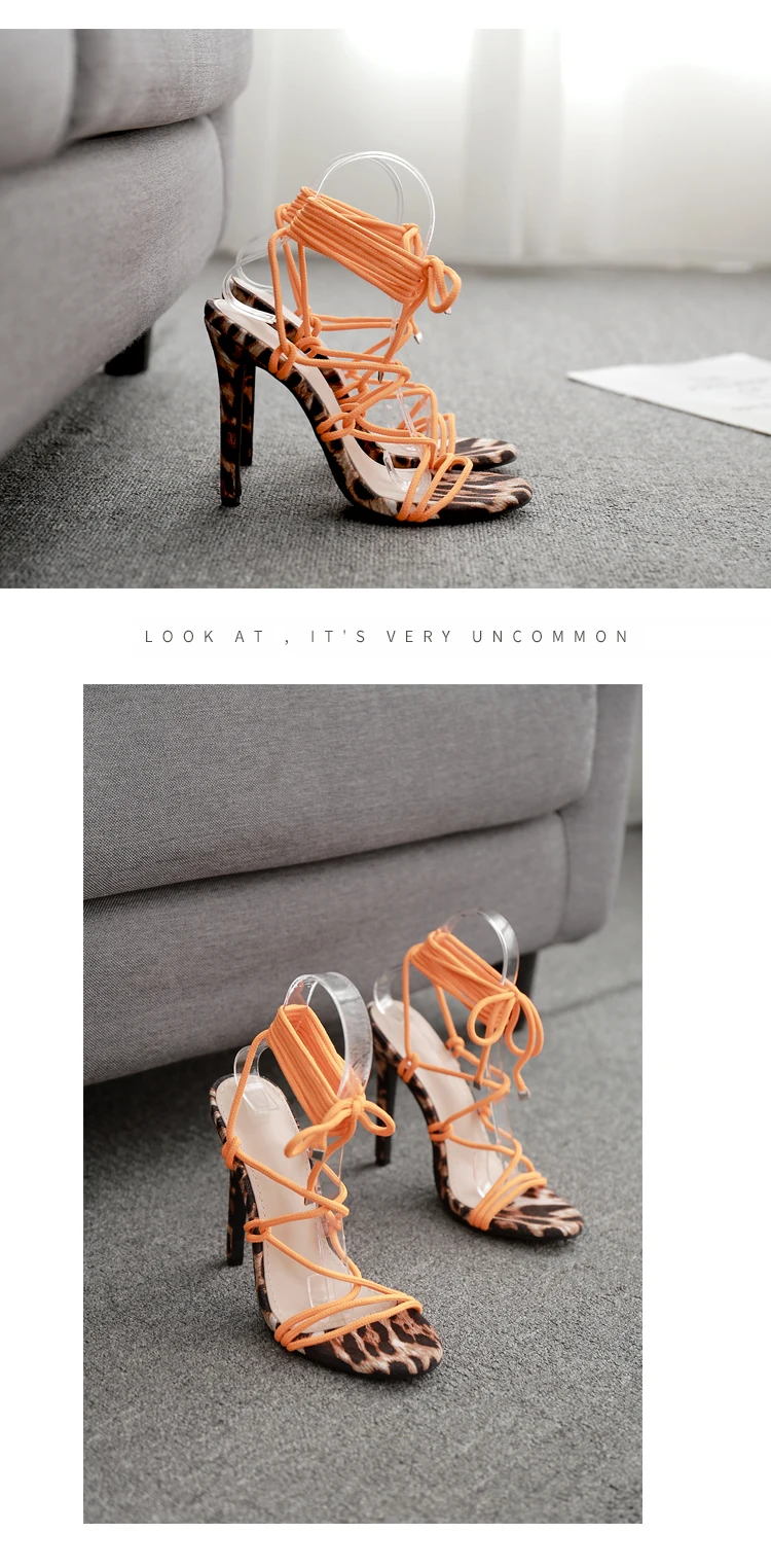 Aneikeh/женские босоножки в римском стиле на каблуке из искусственной кожи; туфли-лодочки с ремешком на лодыжке; туфли на очень высоком каблуке 11,5 см с открытым носком; модельные женские туфли