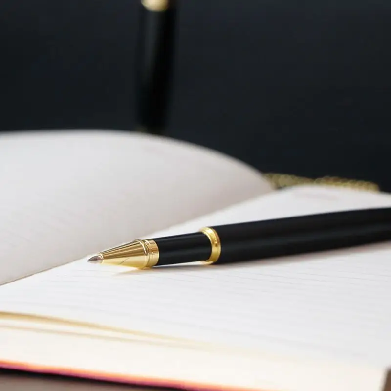 

Classic Metal Ballpoint Pen Secure Chain Attached Base Stand Desk Office Counter Signature Pens Stationery Gift