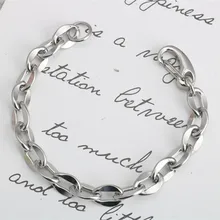 Модный тренд дикие Преувеличенные Браслеты толстая цепочка хип-хоп титановая сталь властный стальной цветной браслет горячая распродажа