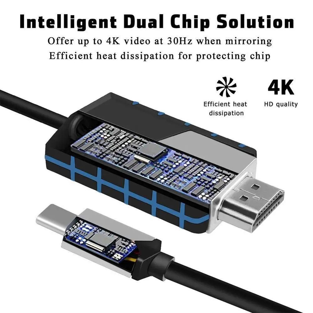 MHL USB Type C к HDMI 1080P HD ТВ кабель адаптер для телефонов Android для Samsung Аудио Видео шнур провод|Кабели HDMI| | АлиЭкспресс