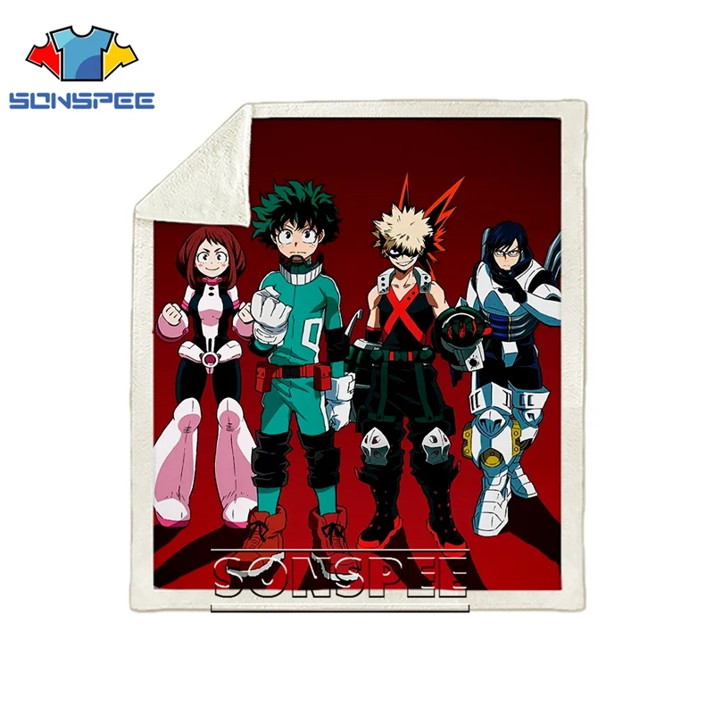 25 Диван Постельные принадлежности с рисунком автомобиля My hero Academy Boku no hero офис Harajuku набивное одеяло покрывало для путешествий мягкое детское одеяло для прогулок - Цвет: 25