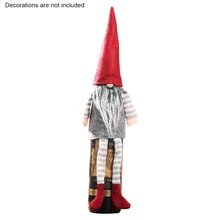 Практичная Свадебная кукла без лица Нетоксичная домашняя красивая бутылка для вина покрытие вечерние украшения ткань прочный портативный Рождественский мини