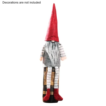 

Practical Wedding Faceless Doll Non Toxic Home Cute Wine Bottle Cover Party Decoration Cloth Durable Portable Christmas Mini