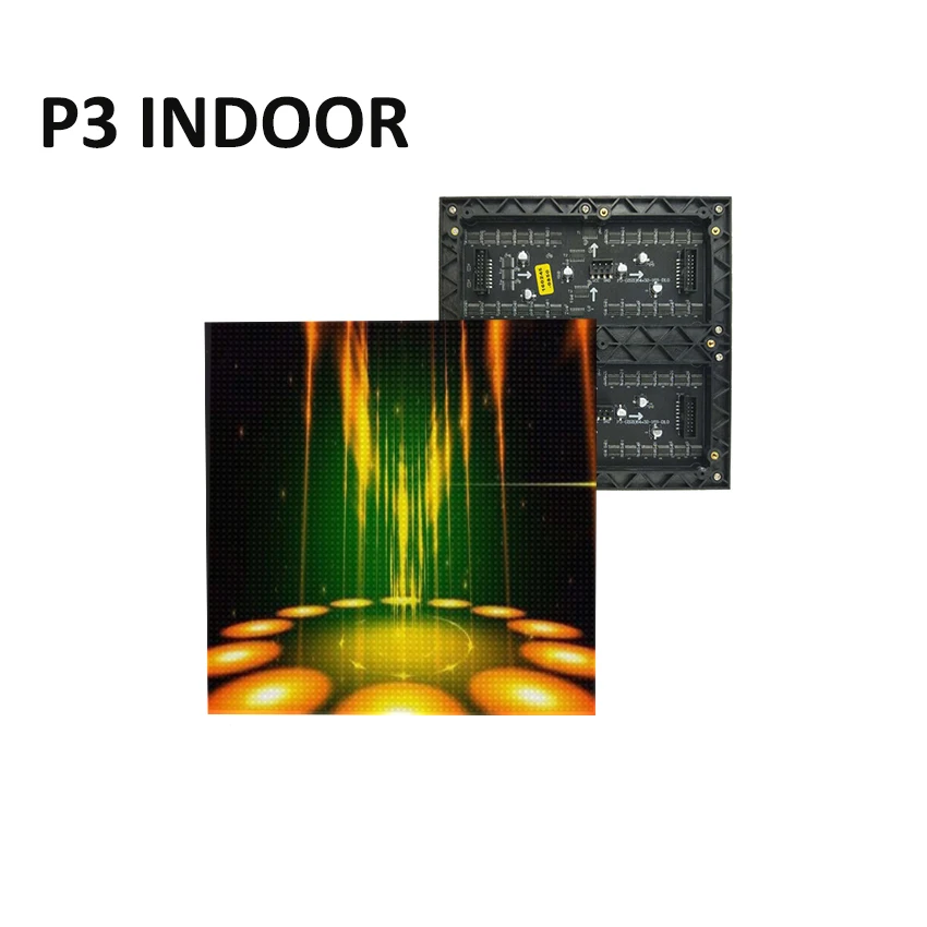 

P3 led module full color led panel display 3mm 192x192mm 64x64 pixel rgb indoor led screen p3 high resolution