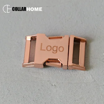 

200pcs Engrave logo ID metal buckle 20mm clip hook DIY backpack dog collar harness zinc alloy belt buckle hardware dropshipping