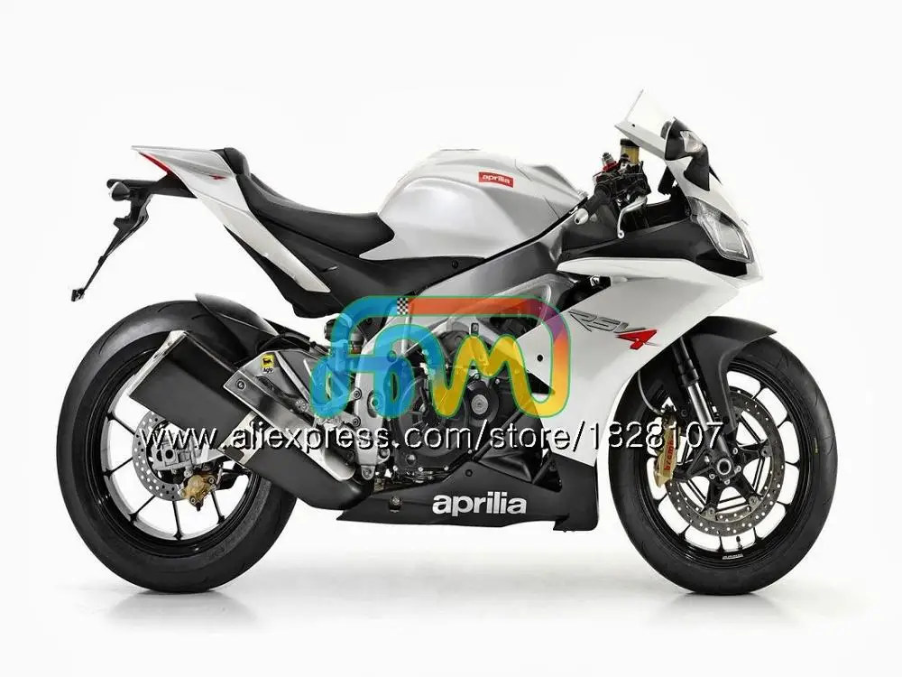 Инъекции для Aprilia RSV1000RR RSV1000 09, 10, 11, 12, 13, 15 80BS. 39 РСВ фиолетовый blk 1000 R 1000R 2009 2010 2012 2013 обтекатель - Цвет: No. 23 Pearl White