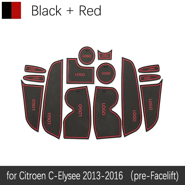 Противогрязная Накладка для Citroen C-Elysee 2013 MK2 C Elysee CElysee аксессуары для двери паз слот для ворот противоскользящая подставка