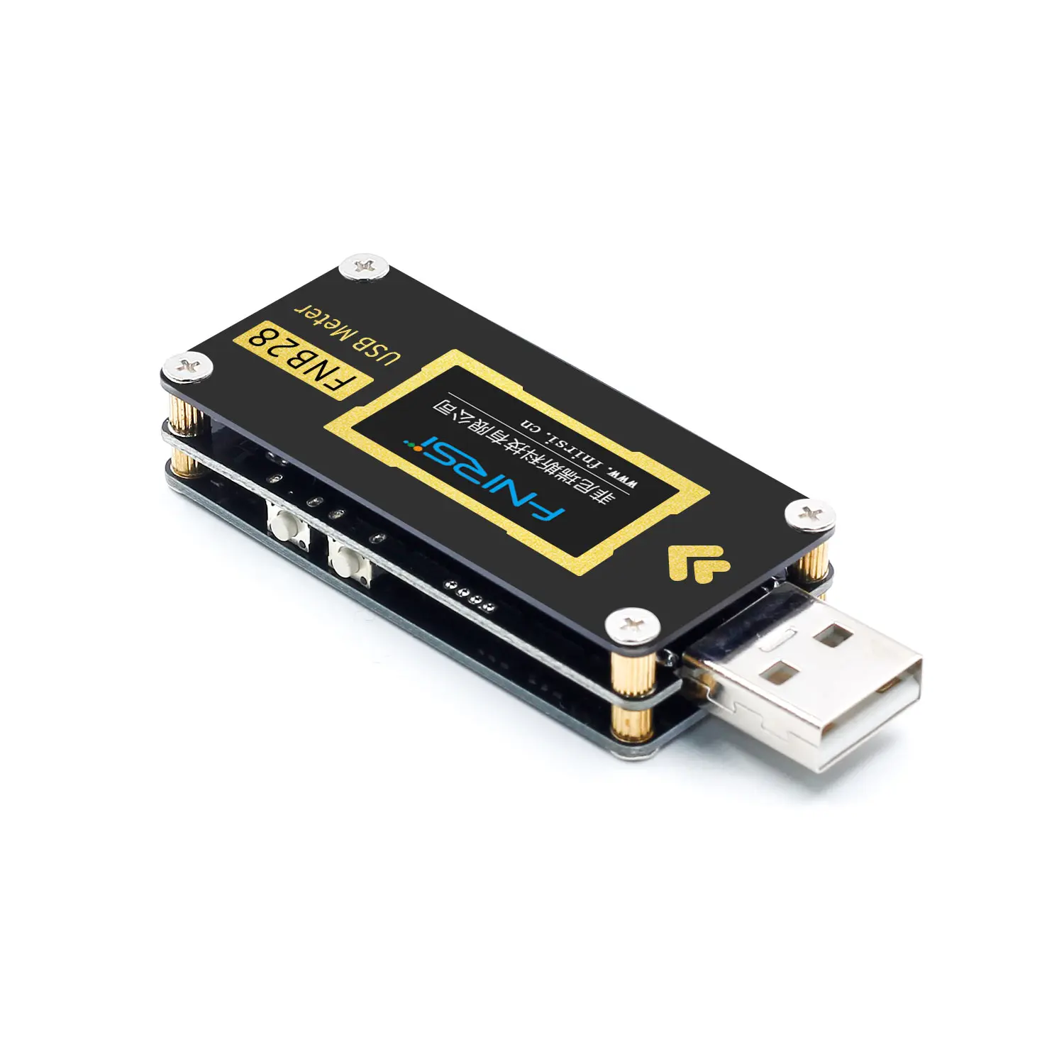 Измеритель тока и напряжения FNB28 USB тестер QC2.0/QC3.0/FCP/SCP/AFC протокол быстрой зарядки