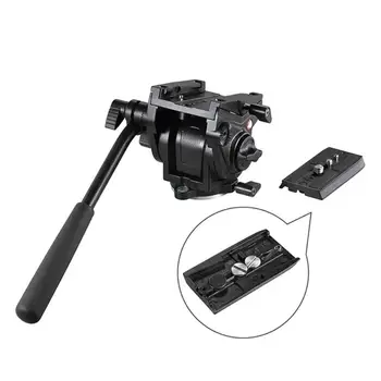 

Kingjoy VT-3510 Panoramic Tripod Head Hydraulic Fluid Video Head For Tripod Monopod Camera Holder Stand Mobile SLR DSLR