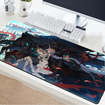 

Yuzuoan collapsed academy anime game character mouse pad big lock edge mouse keyboard pad