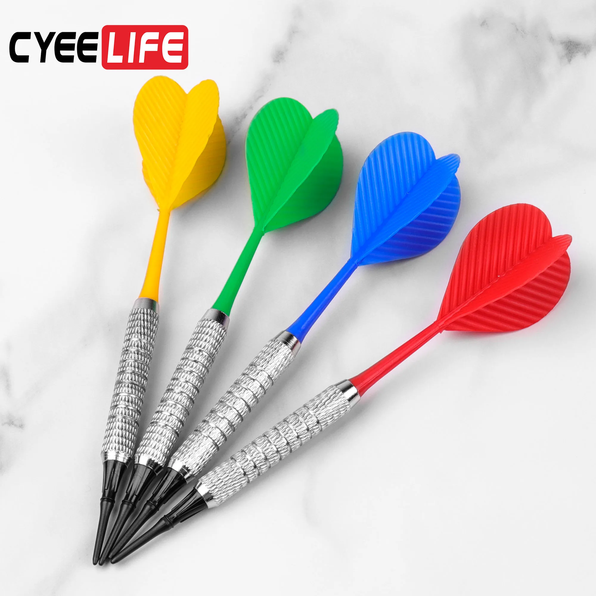 

CyeeLife 3PCS/6PCS Soft dart safety integrated tail fall resistant home bar entertainment multi-color options