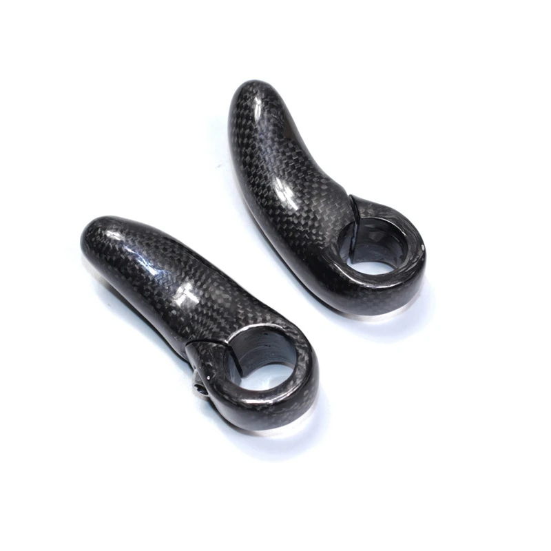 Super Light Ergonomics 3K Carbon Fibre Mountain Bicycle Handlebar Ends Black Cycling MTB Bike Bar | Спорт и развлечения