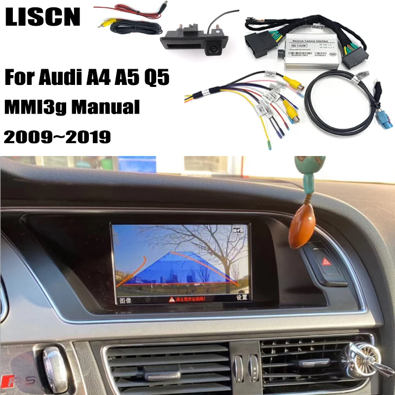 

Front Rear camera For Audi A4 A5 Q5 mmi3g Manual 2009~2019 Backup Camera interfac Adapter Original Upgrading screen Decoder Kit