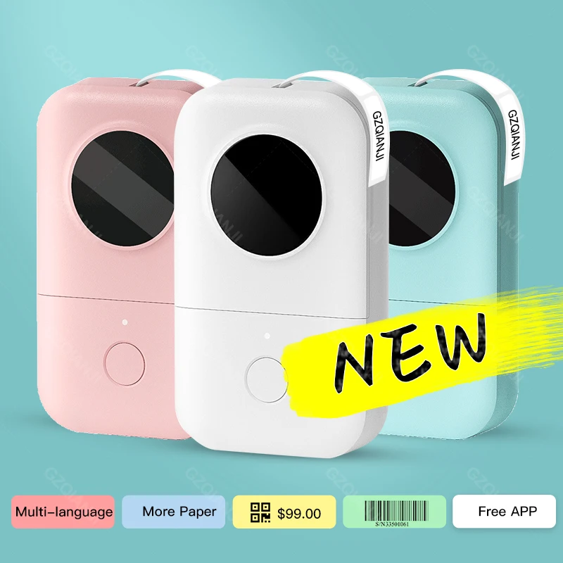 Принтер для этикеток, карманная этикеточная машина, цена, стикер, портативный, BT, термопринтер для штрих кодов, принтер для этикеток, для домашнего офиса, использовать USB кабель|Принтеры| | АлиЭкспресс - Новые гаджеты с Али