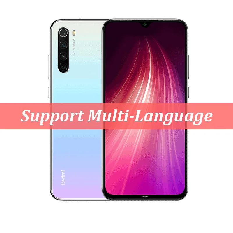 White Global Xiaomi Redmi Note 8 с глобальной прошивкой, 6 ГБ, 64 ГБ, 48 МП, Четырехъядерный Смартфон Snapdragon 665, четыре ядра, FHD экран 6,3 дюйма, 4000 мАч, 18 Вт, QC - Цвет: White Global