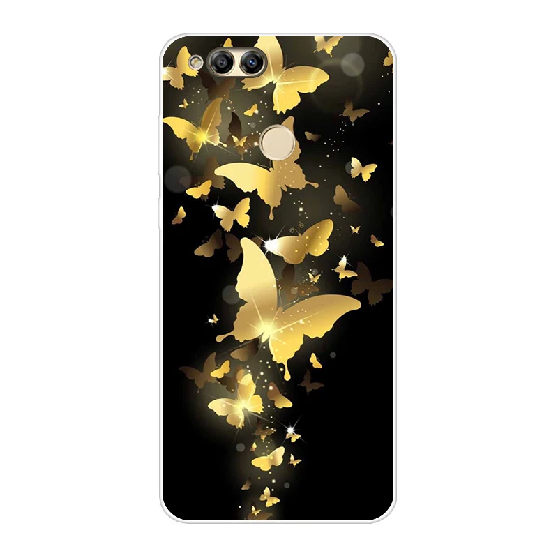 Для Huawei Honor 7 X Honor7X 5,93 дюймов Чехол Мягкий силиконовый чехол для Huawei Honor 7 X Honor 7X Защитные чехлы для телефонов