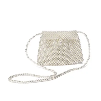 

Imitation Pearl Beaded Bags Women Handbag Evening Bag Shoulder Crossbody Purse Best Sale-WT