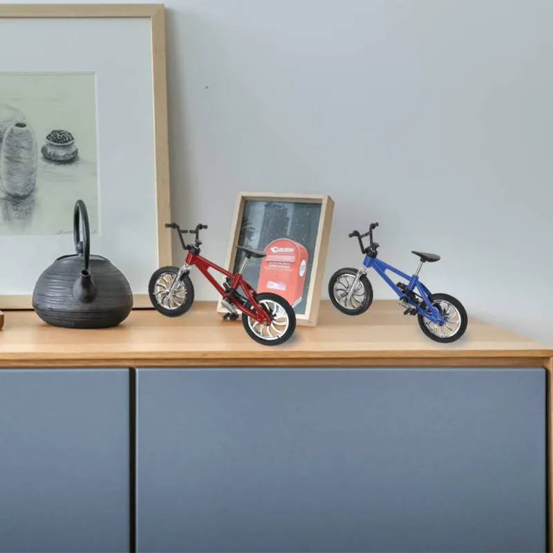 8 шт. мини Finger Bikes мини Экстремальные виды спорта Finger Аксессуары для велосипеда металлическая игрушка креативная игра подарки для развлечения
