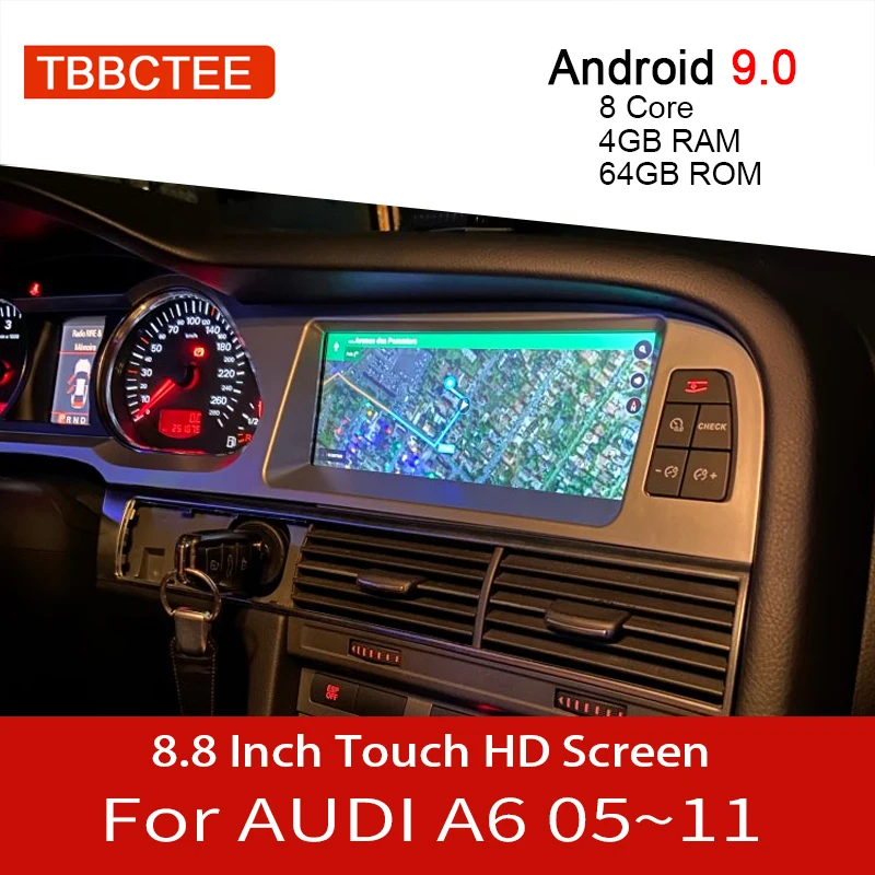 Android 9 0 4 64gb Car Multimedia Player For Audi A6 C6 4f 2005~2011