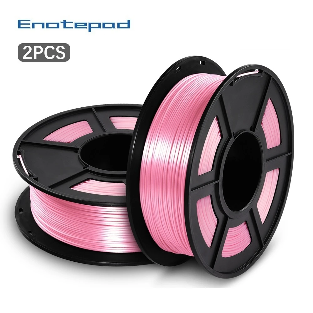 

Enotepad PLA SILK Filament with new package 1.75mm Silk filament for 3d printer 1/2 rolls per set 3D Printing Materials